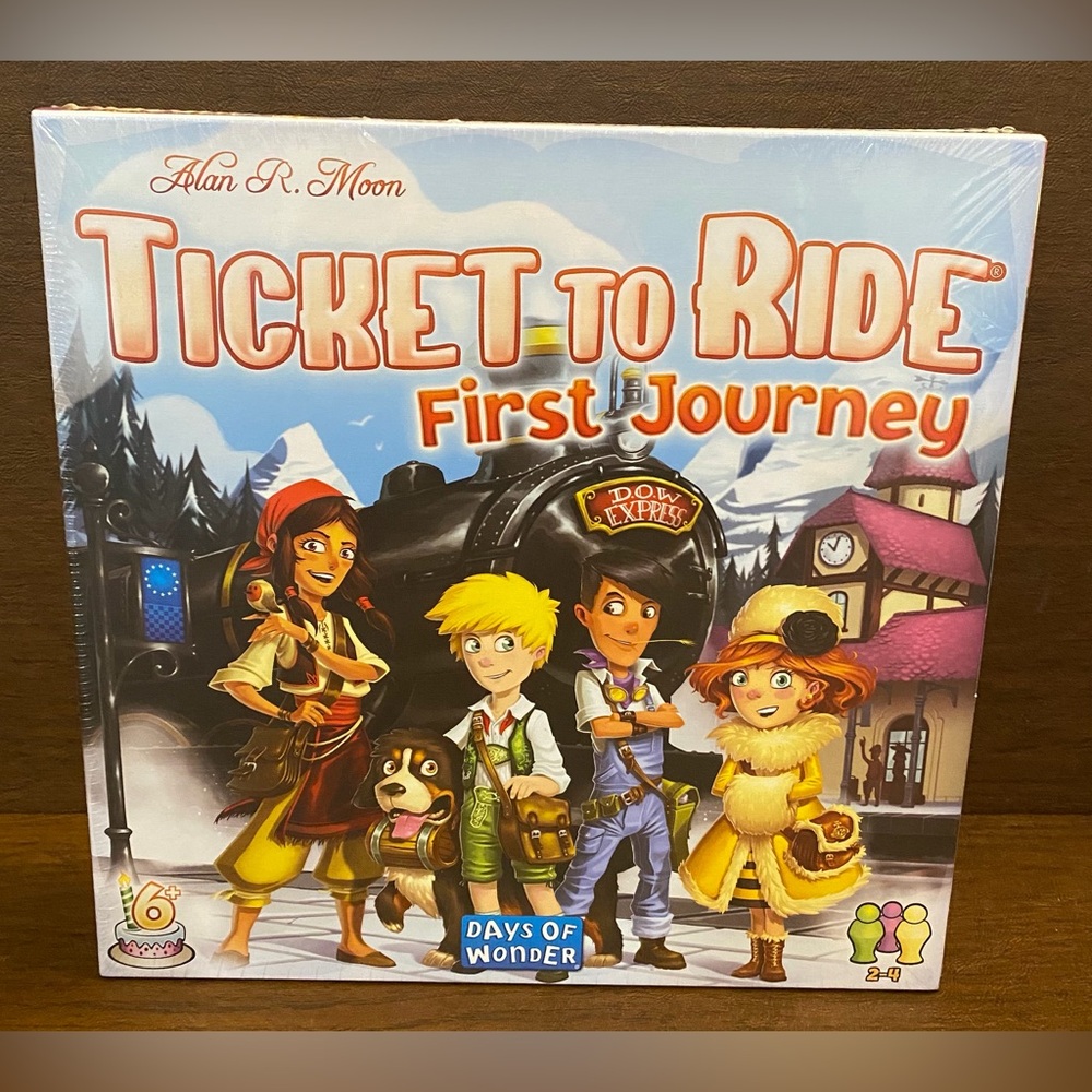 Ticket to Ride: First Journey Train Adventure Board Game — Days Of Wonder NEW